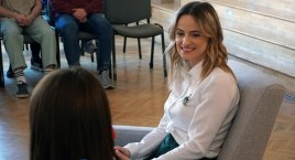 Anna Rybakiewicz spotkała się z uczniami I LO w Łomży [VIDEO i FOTO]