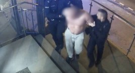 Demolka na komendzie policji w Łomży. Awanturnik nie przyznaje się
