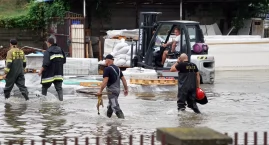 Łomżyczka wylała ! Policja zamknęła ulicę [VIDEO i FOTO] 