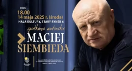 Zaproszenie na spotkanie autorskie z Maciejem Siembiedą
