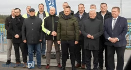 Drogowe postępy na trasie Łomża - Mężenin i PR-owy komplet dyrektorów [VIDEO i FOTO]