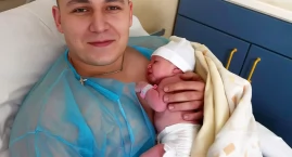 Najpiękniejszy początek roku: Oliwia to pierwsze dziecko urodzone w łomżyńskim szpitalu [FOTO]