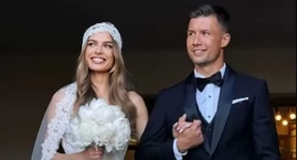 Piłkarz ŁKS-u ma piękną żonę. Julia Suryś i Marcin S&hellip;