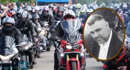 Rocznica śmierci Kamila Sawickiego. Motocykliści prz&hellip;