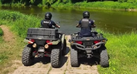 Kurz za kołami i wiatr we włosach! Policjanci na qua&hellip;