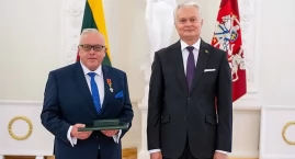 Zbudował obwodnicę Łomży, dostał order od prezydenta Litwy