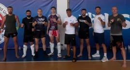 Maciej Tercjak szkoli się z legendami kickboxingu