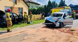 Chwila nieuwagi i zderzenie w Łochtynowie. W rozbity&hellip;