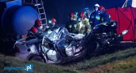 Śmiertelny wypadek na trasie Łomża - Ostrołęka! DK61 zablokowana [FOTO]