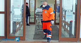 Trwa ewakuacja pacjentów szpitala w Łomży [FOTO i VIDEO]