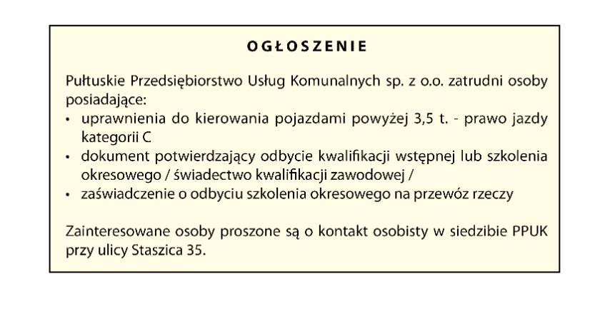 Ogłoszenie