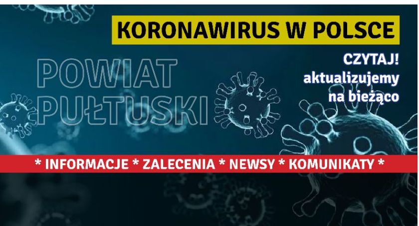 Koronawirus – aktualny stan w powiecie pułtuskim