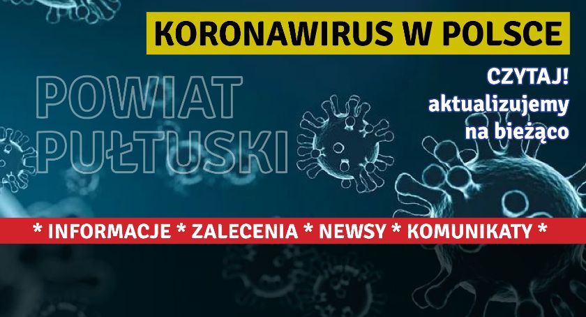 Komunikat pułtuskiego sanepidu - 25 maja