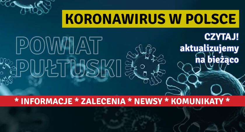 Komunikat Sanepidu – stan w powiecie pułtuskim 10 czerwca