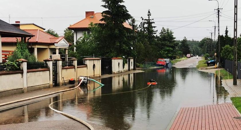 Strażacy interweniowali na Popławach