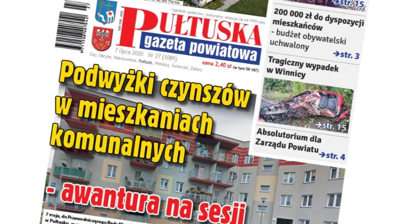W 27 numerze Pułtuskiej Gazety Powiatowej