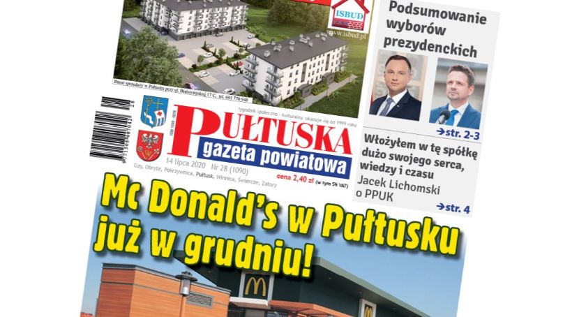 W 28 numerze Pułtuskiej Gazety Powiatowej