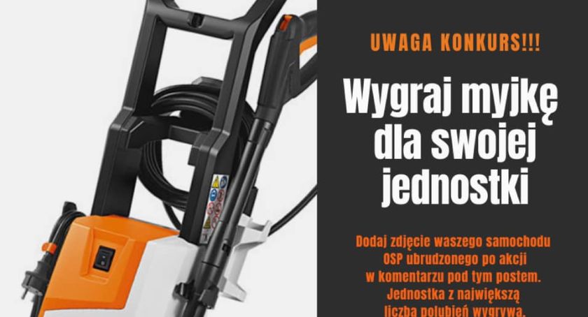 Wygrajmy razem myjkę samochodową dla OSP Pułtusk!