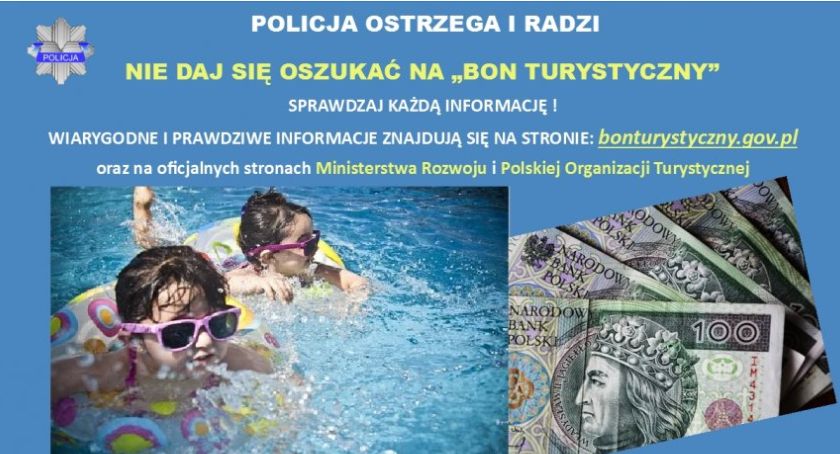 UWAGA! Oszustwa metodą na bon turystyczny”