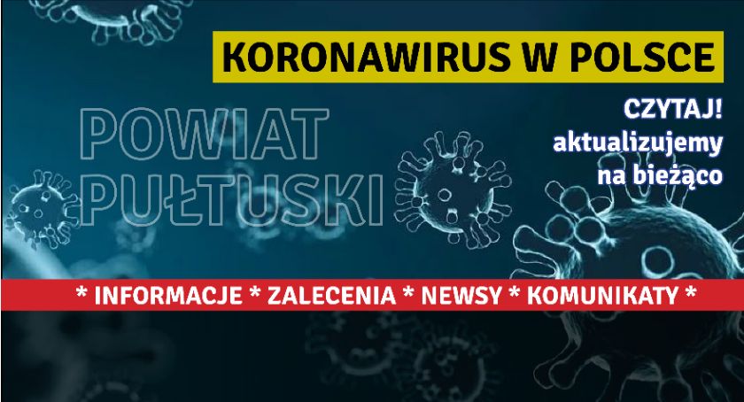 Koronawirus w powiecie pułtuskim – komunika Sanepidu z 24 lipca
