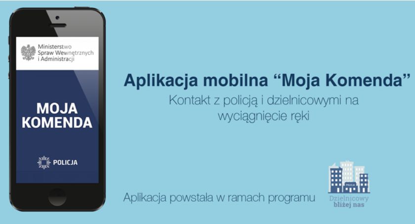 Aplikacja „Moja Komenda” - ułatwia kontakt z dzielnicowym