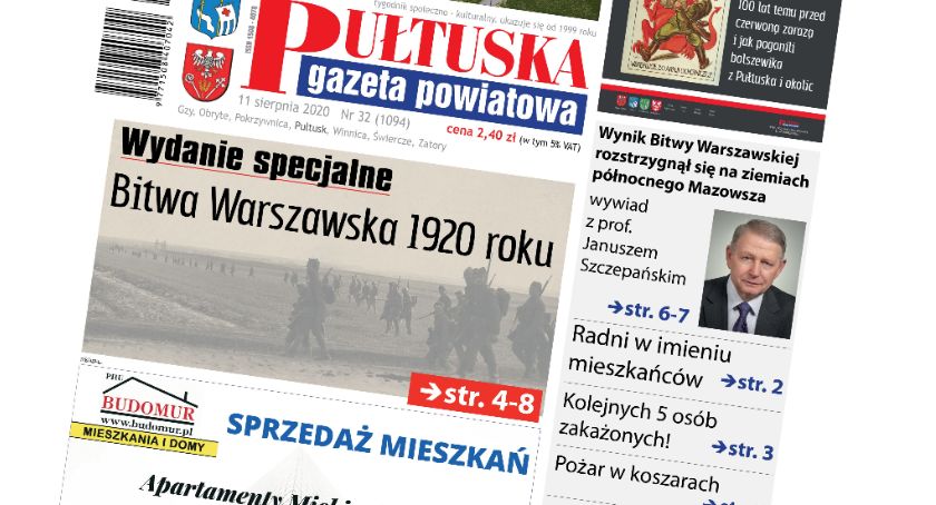 W 32 numerze Pułtuskiej Gazety Powiatowej