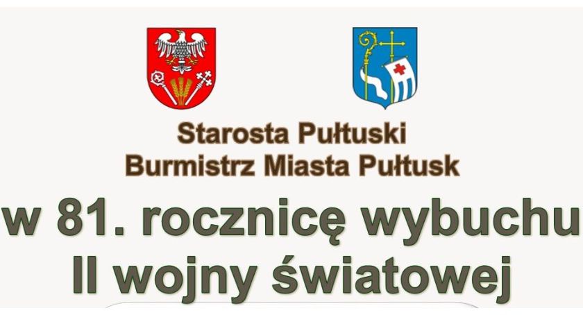 Pułtuskie obchody 1 września - ZAPROSZENIE
