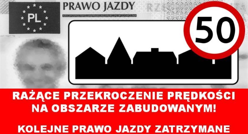 Kolejne zatrzymane prawo jazdy
