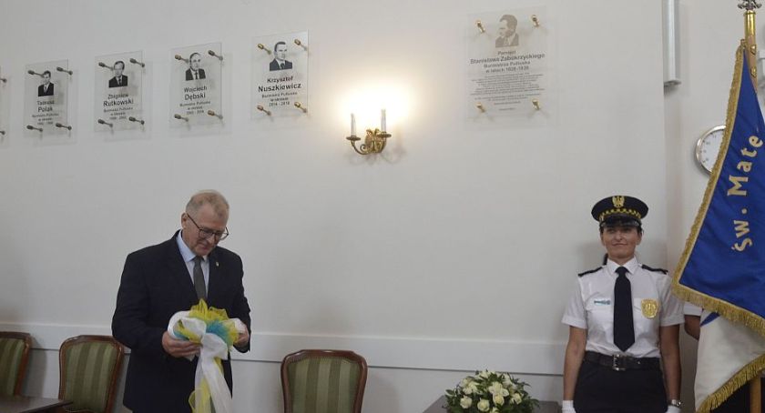 Odsłonięcie tablicy upamiętniającej Stanisława Zabokrzyckiego