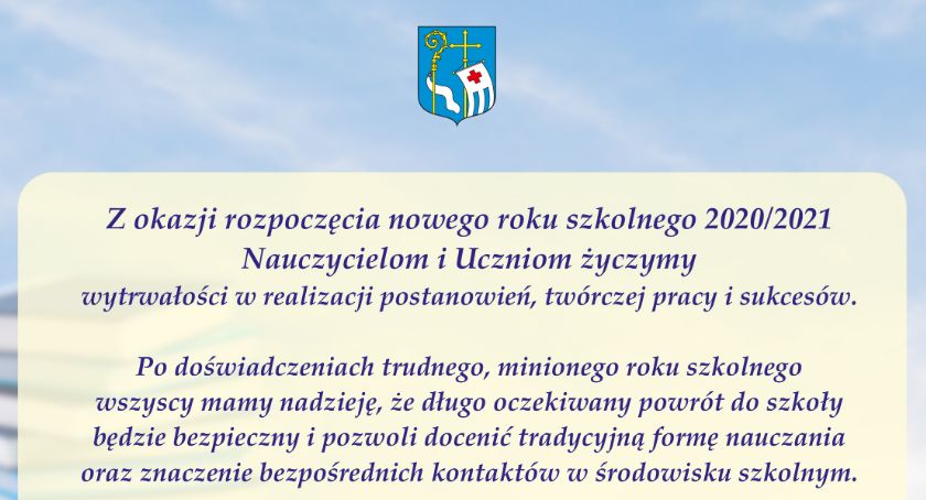 Życzenia z okazji rozpoczęcia roku szkolnego