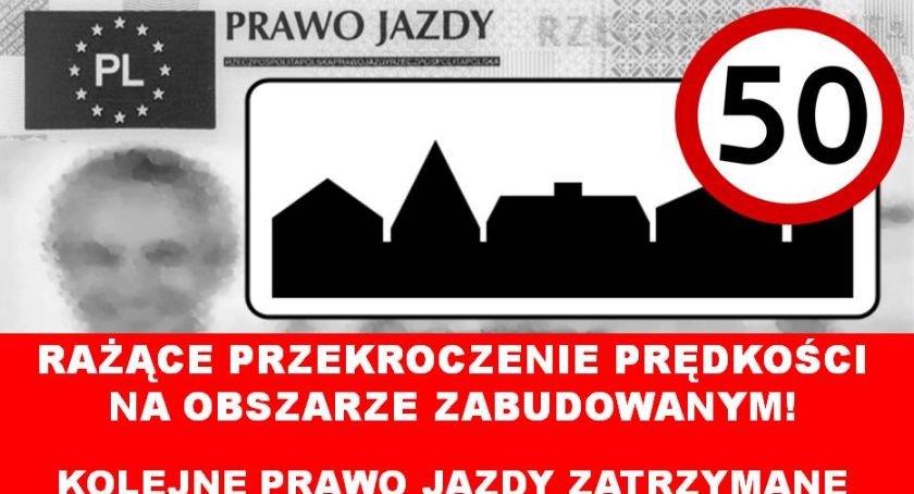 Brawura zakończona zatrzymaniem prawa jazdy
