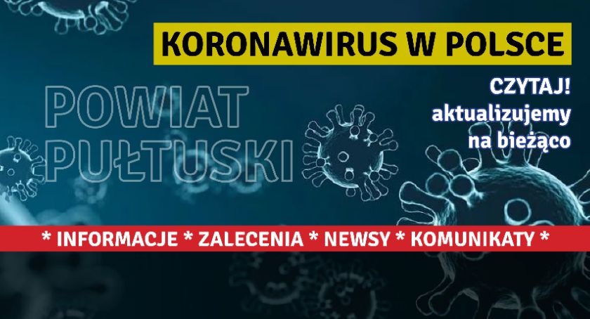 Koronawirus w powiecie pułtuskim – komunikat Sanepidu z 29 września