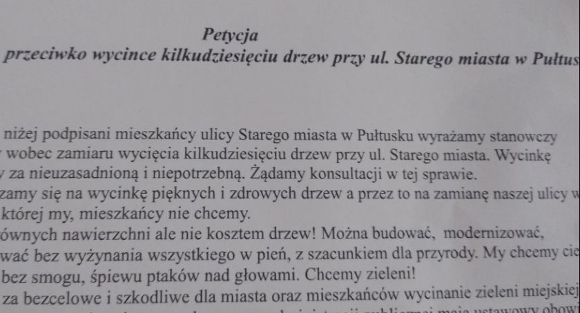 Stop wycince drzew na Starym Mieście!