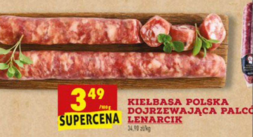 Sukces firmy z naszych okolic - kiełbasa Lenarcika w sieci Biedronki