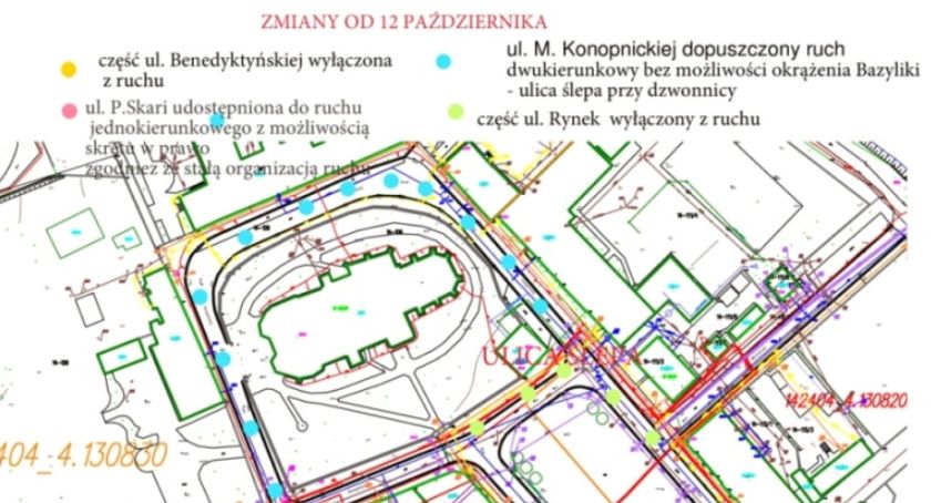 Nowa organizacja ruchu w Rynku od najbliższego poniedziałku