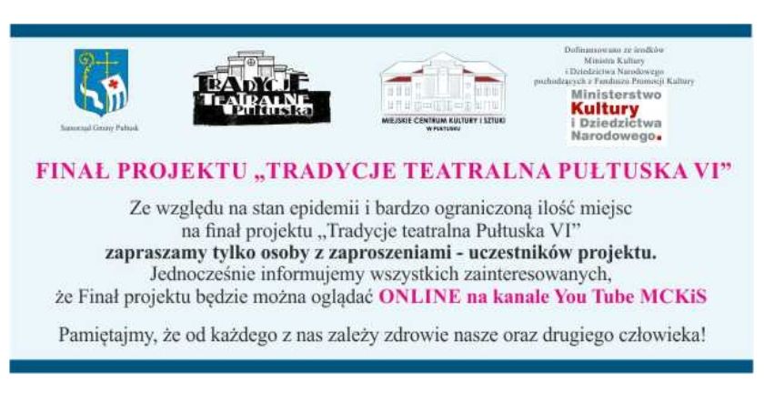 Finał teatralnego projektu z ograniczoną liczbą uczestników 