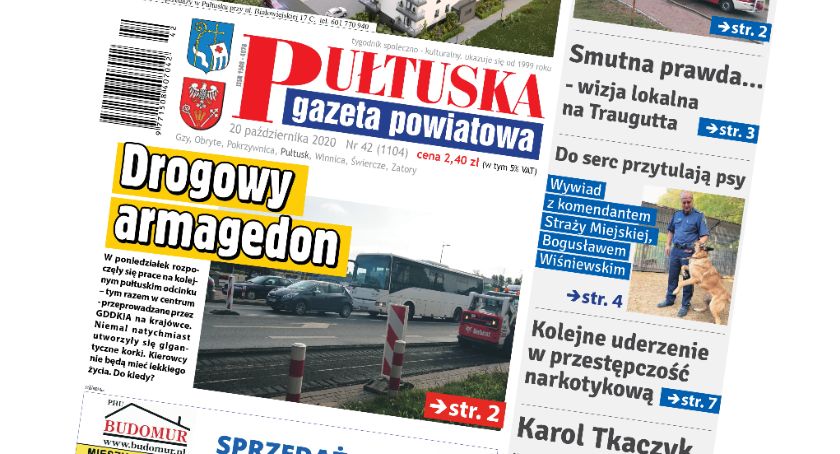 W 42 numerze Pułtuskiej Gazety Powiatowej