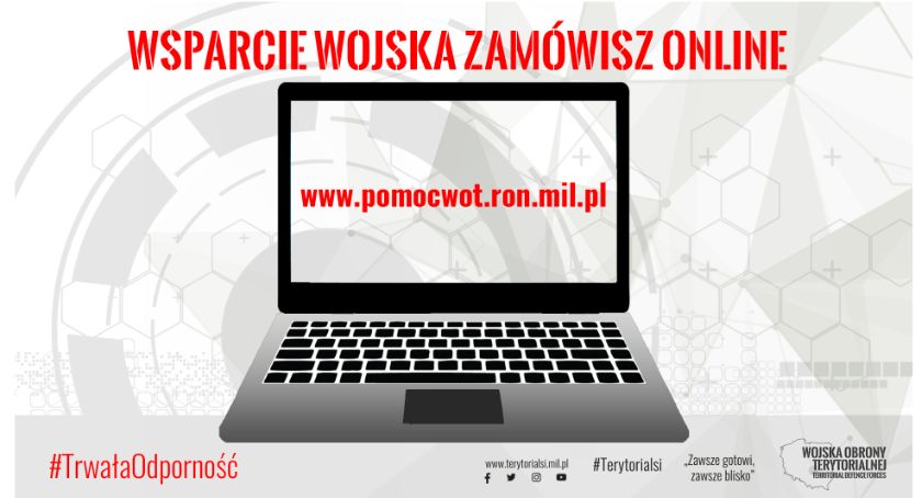 Wsparcie terytorialsów zamówisz przez internet