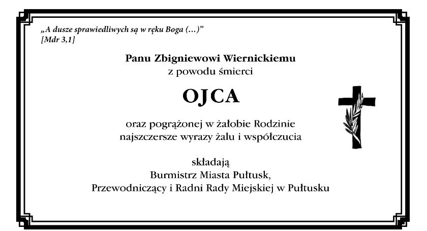 Kondolencje 