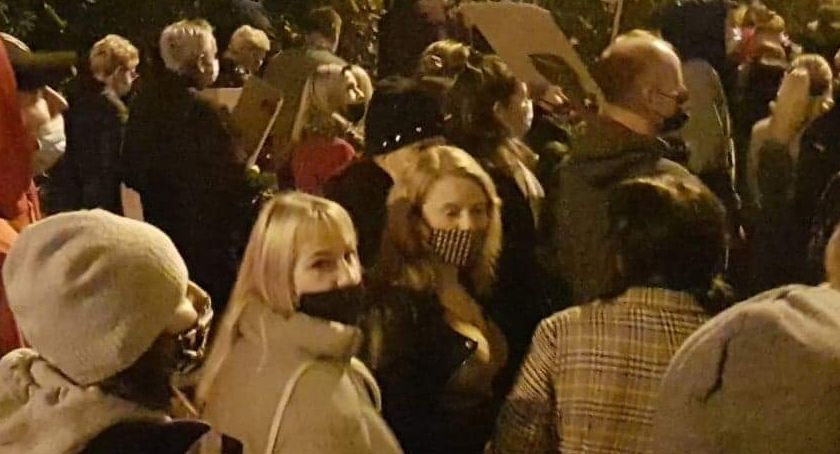 Tłumy na proteście