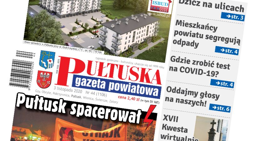 W 44 numerze Pułtuskiej Gazety Powiatowej