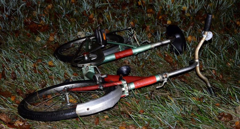 Potrącenie rowerzysty – policja apeluje o ostrożność