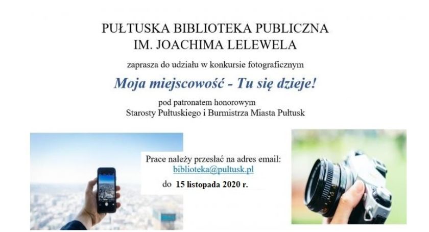 „Moja miejscowość – tu się dzieje” – biblioteka zaprasza do udziału w konkursie