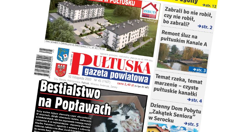 W 45 numerze Pułtuskiej Gazety Powiatowej