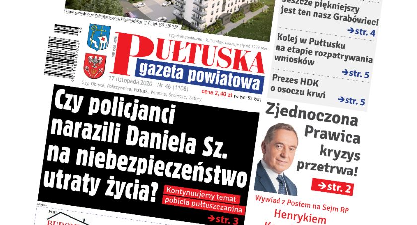 W 46 numerze Pułtuskiej Gazety Powiatowej