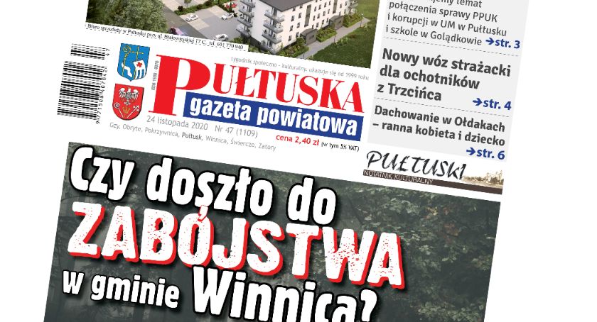W 47 numerze Pułtuskiej Gazety Powiatowej