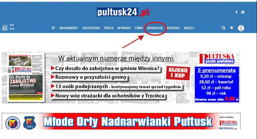 Nekrologi na Pultusk24 i w PGP