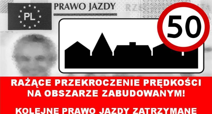 Brawurowa jazda zakończona zatrzymaniem prawa jazdy