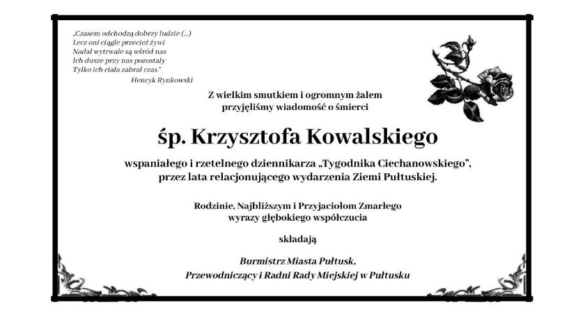 Kondolencje 