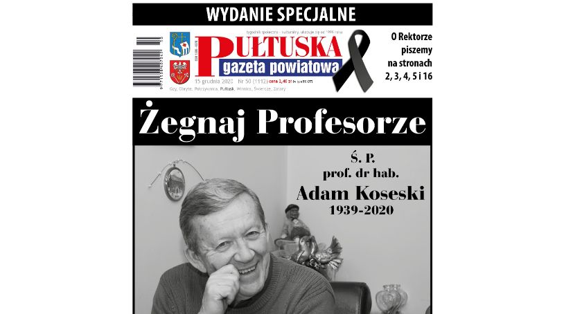 50 numer Pułtuskiej Gazety Powiatowej - WYDANIE SPECJALNE